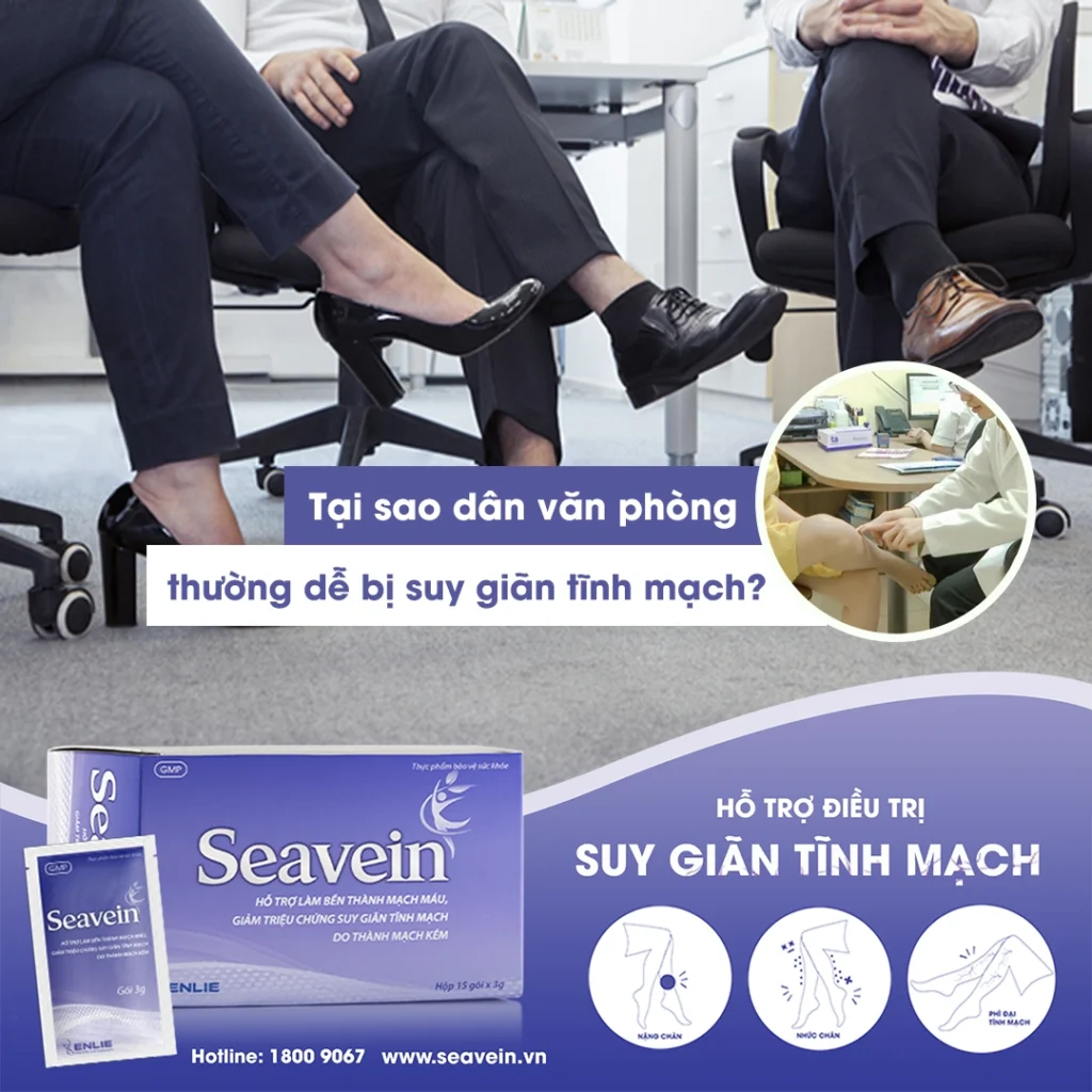 Vì Sao Dân Văn Phòng Dễ Bị Suy Giãn Tĩnh Mạch?
